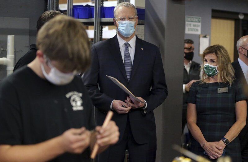 Baker announces funds for vocational schools